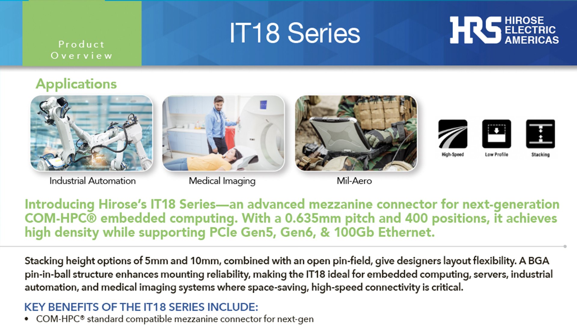 Hirose Americas NPI IT18 Image 42026