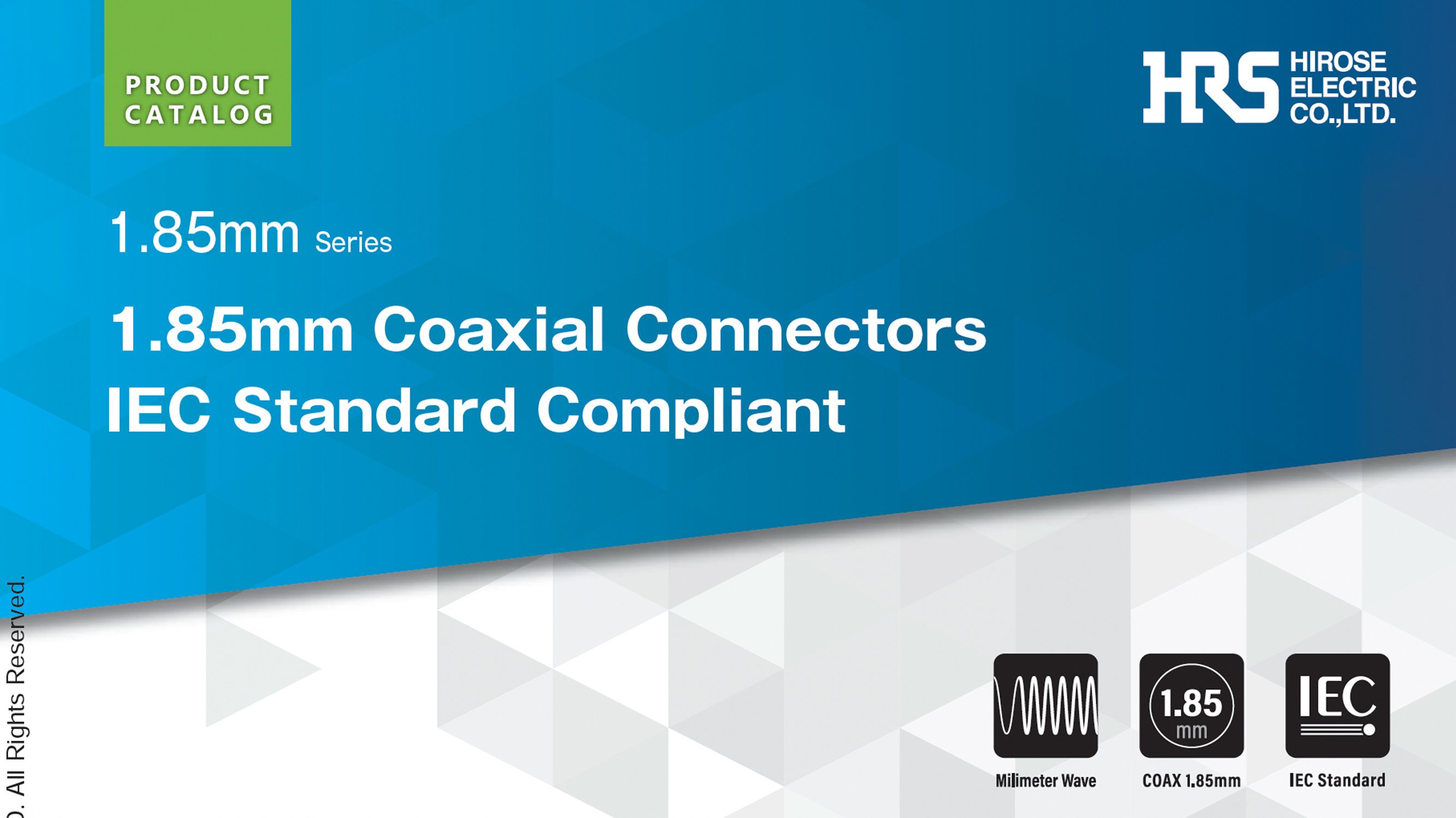 Hirose Americas New Product Introduction (NPI) 1.85mm Cat Series Connector Image 122024