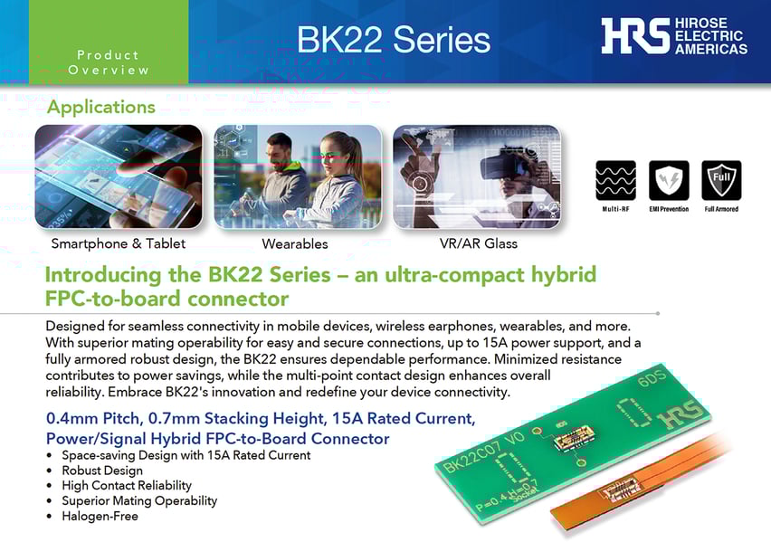 Hirose Electric Americas BK22 NPI-1