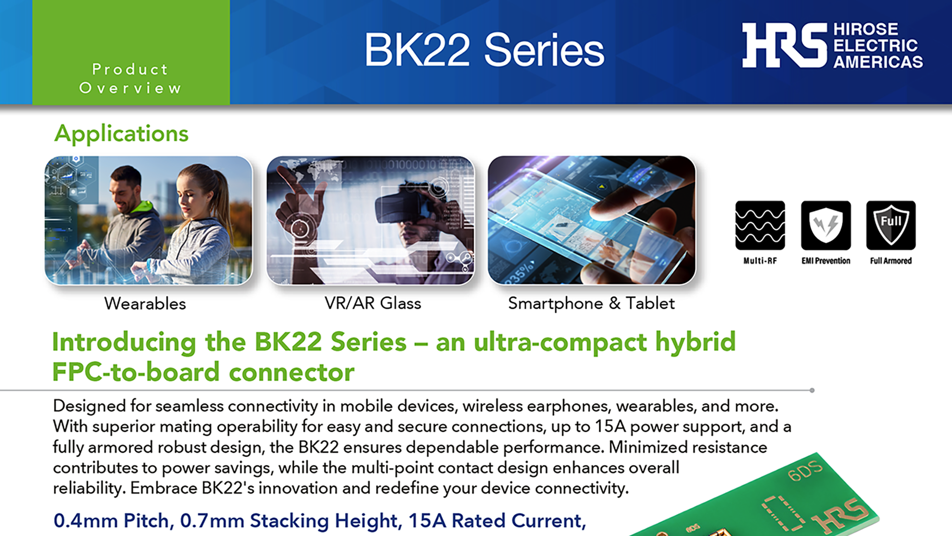 Hirose Electric Americas BK22 NPI-3
