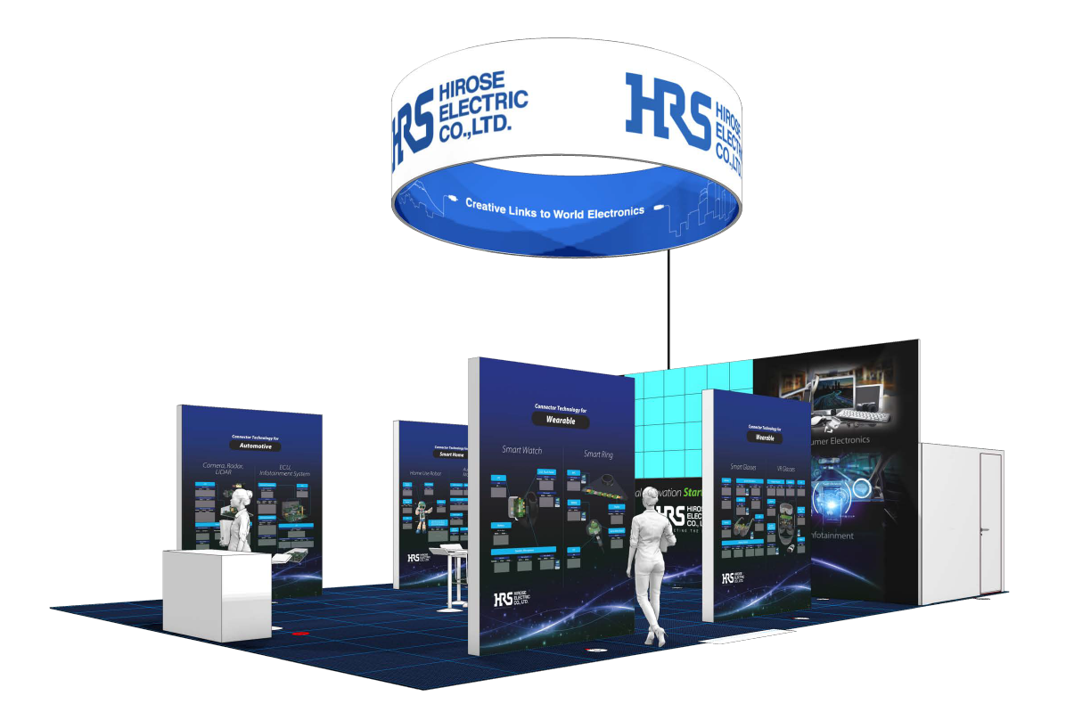Hirose Electric_CES2026 booth image Hirose Electric_CES2026 booth image