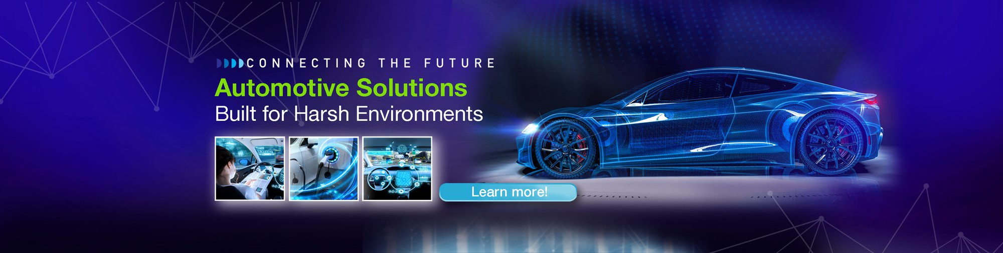 Automotive & EV — High-reliability links for sensing, control, charging, and powertrain systems.