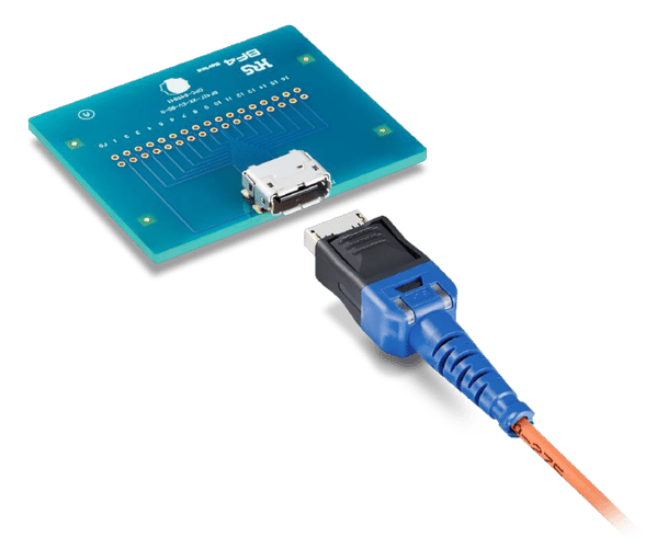 Image of BF4-IR2 Series by Hirose Electric Americas- ultra-small, bidirectional AOC with LED confirmation Image of BF4-IR2 Series by Hirose Electric Americas- ultra-small, bidirectional AOC with LED confirmation