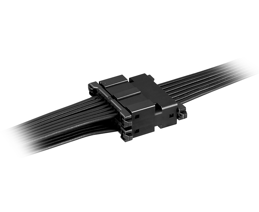 Image of DF51B Branch Series Connector by Hirose Electric, showcasing its 2mm pitch, positive lock design, and versatile connection options