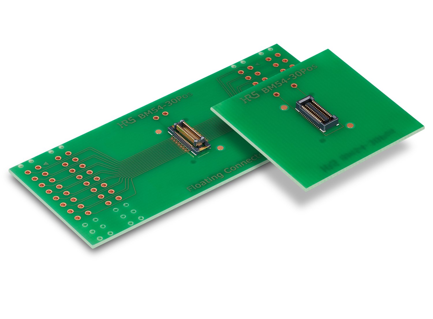 Image of Hirose BM54 Series connector, small floating board-to-board connector with high heat resistance for automotive applications.