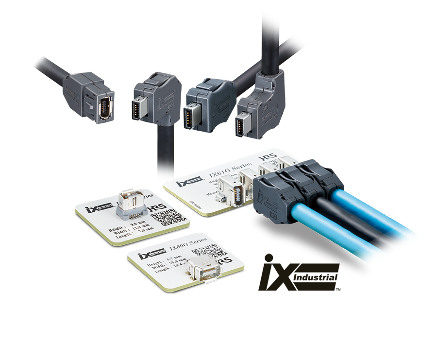 Image of IX Industrial connectorby Hirose Electric Americas - IEC Standard Compliant  Next-Generation Industrial Transmission Connector