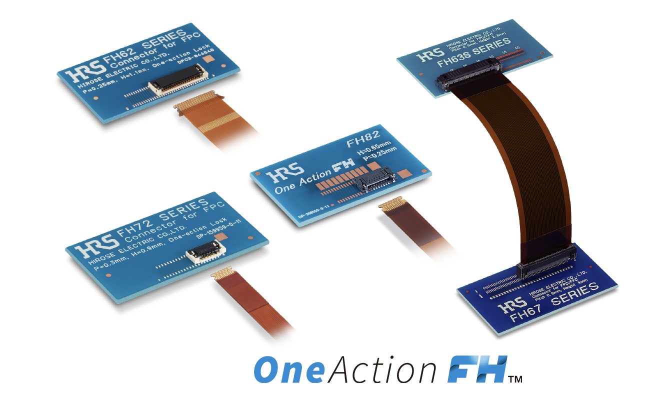 One Action FH™ Series connector showcasing easy FPC/FFC insertion for streamlined design and automation.