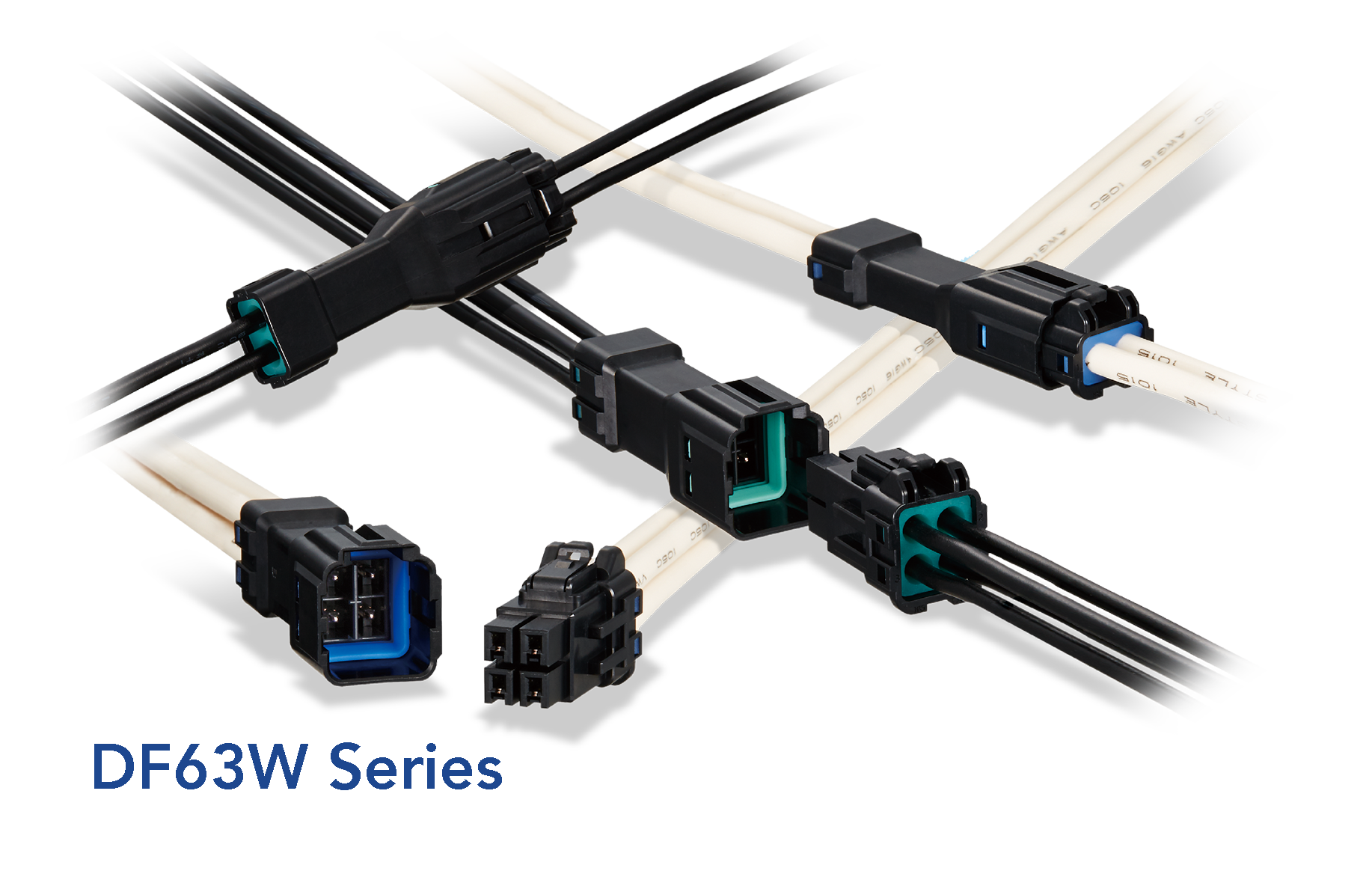 Product | Image of Hiroses compact DF63W connector, tailored for waterproofing internal power supplies in micro-mobility devices. Title Text.