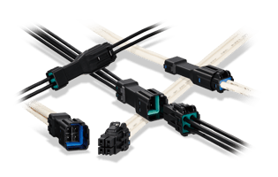 Product | Image of Hiroses compact DF63W connector, tailored for waterproofing internal power supplies in micro-mobility devices.