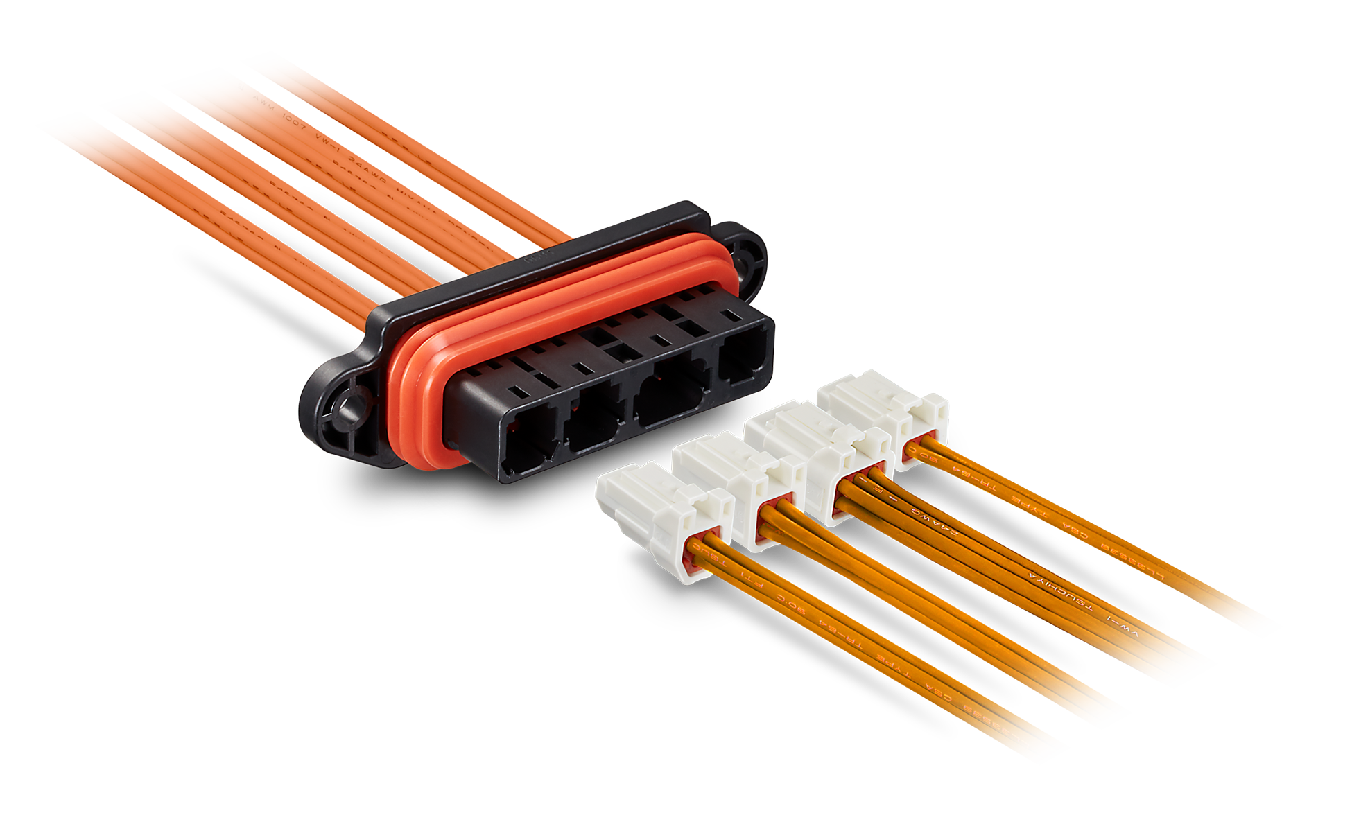 Product | Image of Hiroses slim in-line DF62WP connector, designed for water resistance in micro-mobility applications.