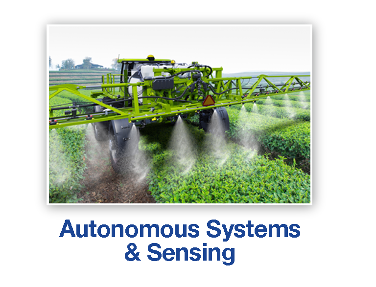 Autonomous agricultural sprayer operating in a field