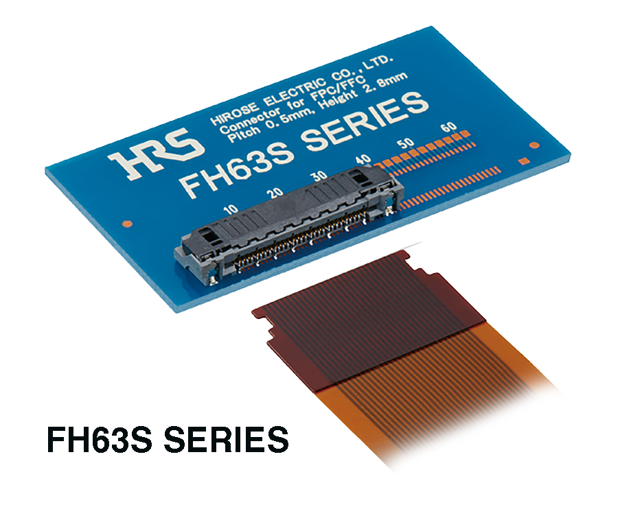FH63S Series | 0.5mm FPC/FFC Connector with Locking Design